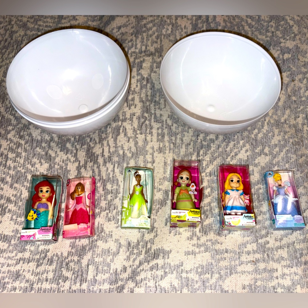 Disney Mini Brands 6 Princess Lot Animators Anna Ariel Tiana Cinderella Alice